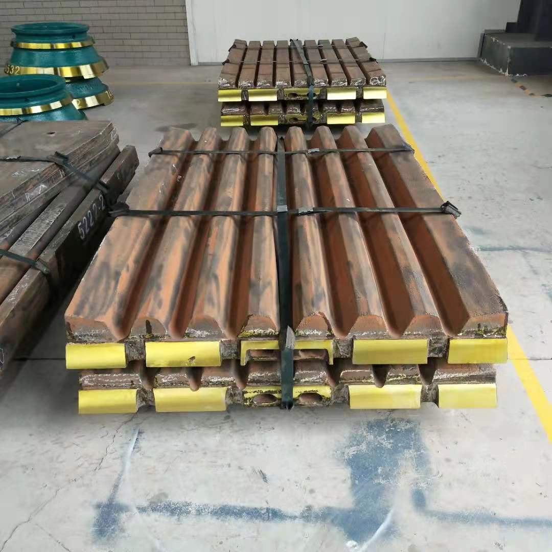 Rock crusher jaw plate