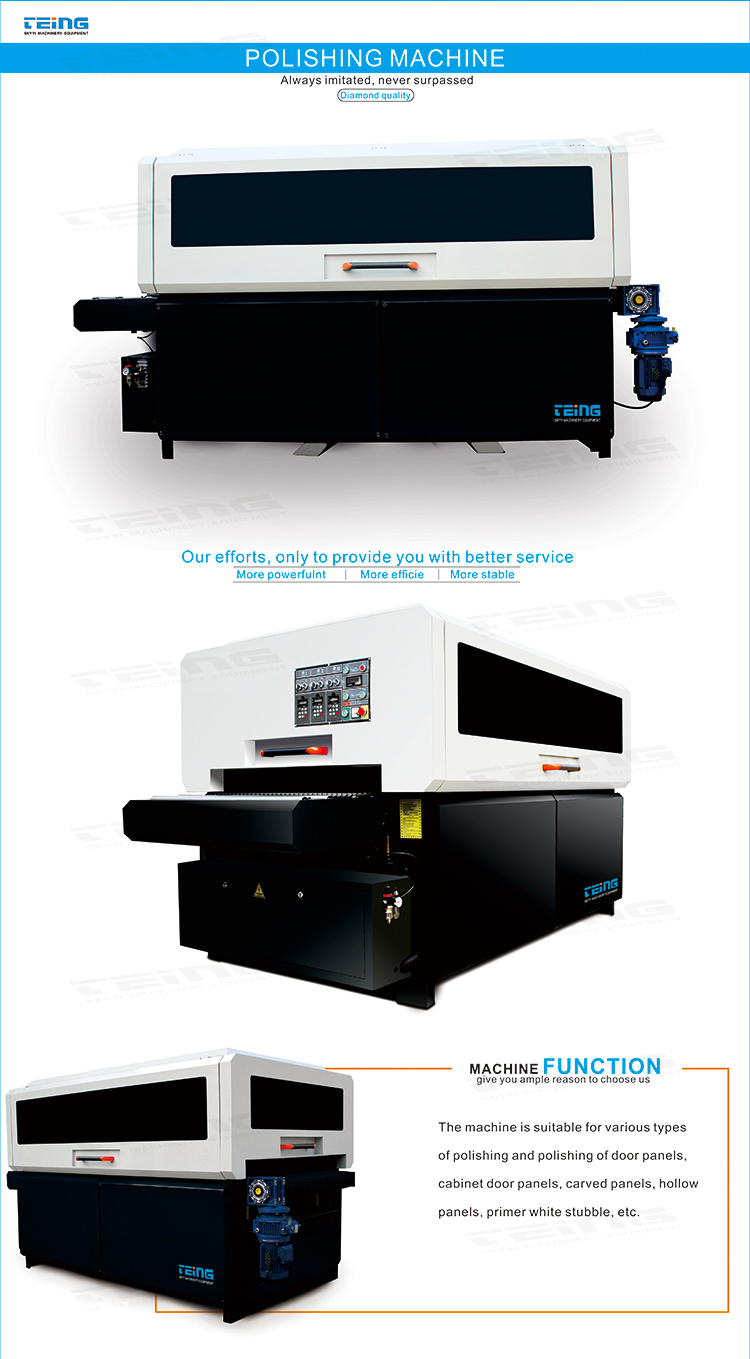 Woodworking Machinery TDR-1000 Wood Brush Polishing Machine For Woodworking Combinate