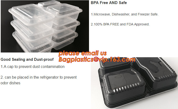 Meal Prep Containers Free Sample Bento Lunch Box Biodegradable Food Container Plastic Wheat Straw Lunch Box bagplastics