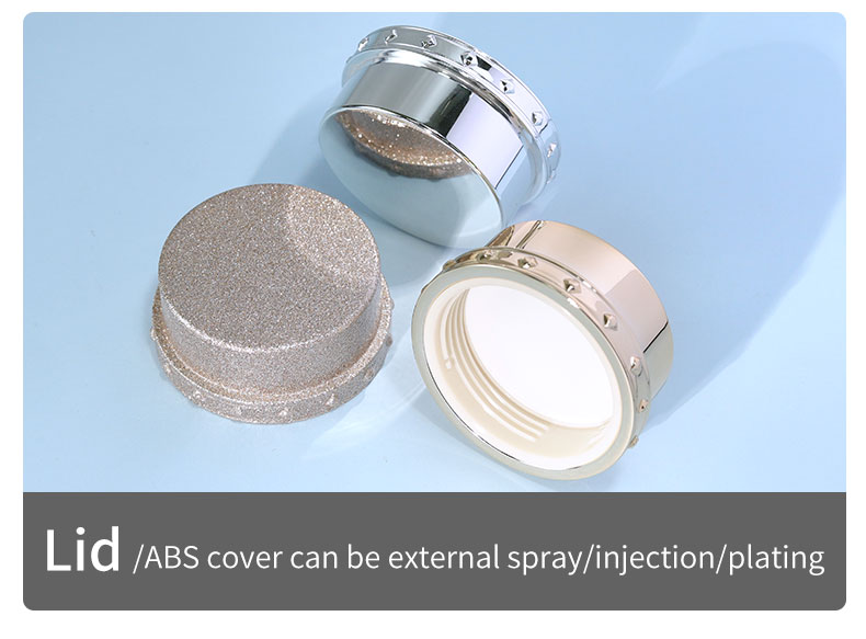 Plastic Cap Empty Lotion Skincare Container for Sunscreen Cream 30G 50G Lady Cosmetics Face Cream Bottles and Jars