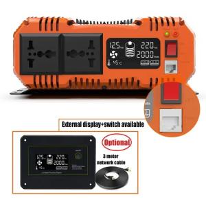 Dc 12V To Ac 240V Power Inverter 1800W Convert Hybrid Inverter Pure Sine Wave