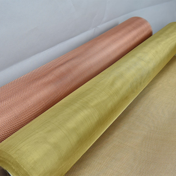 H65 Brass 0.40mm Copper Wire Mesh Twill Weave For Filter