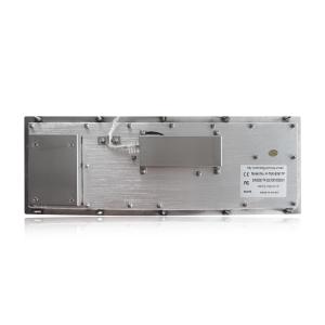 Explosion Proof 68 Keys Stainless Steel Keyboard With Ruggedized Touchpad