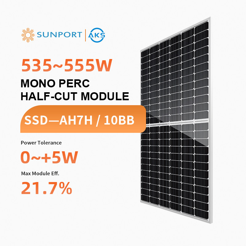 Sunport C6 III MWT Mono Half Cut Solar Cell Module Panel Array Eff. 20.9% 370w 375w 380w 385w 390w