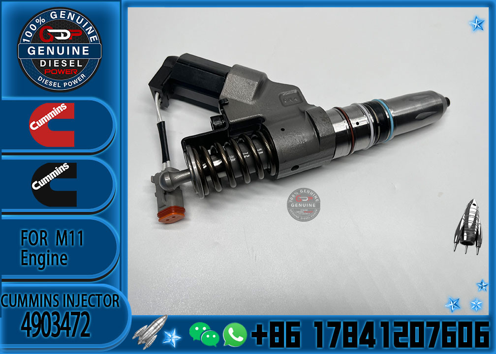 Motor spare part ISM QSM11 Diesel Engine parts fuel Injector 4903472 for Cumminss Engines