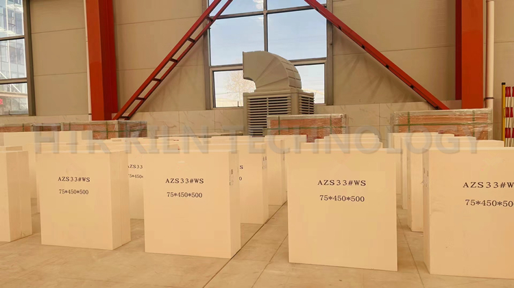 Little MgO Content Zircon Corundum Bricks for Glass Melting Furnace Erosion-Resistant