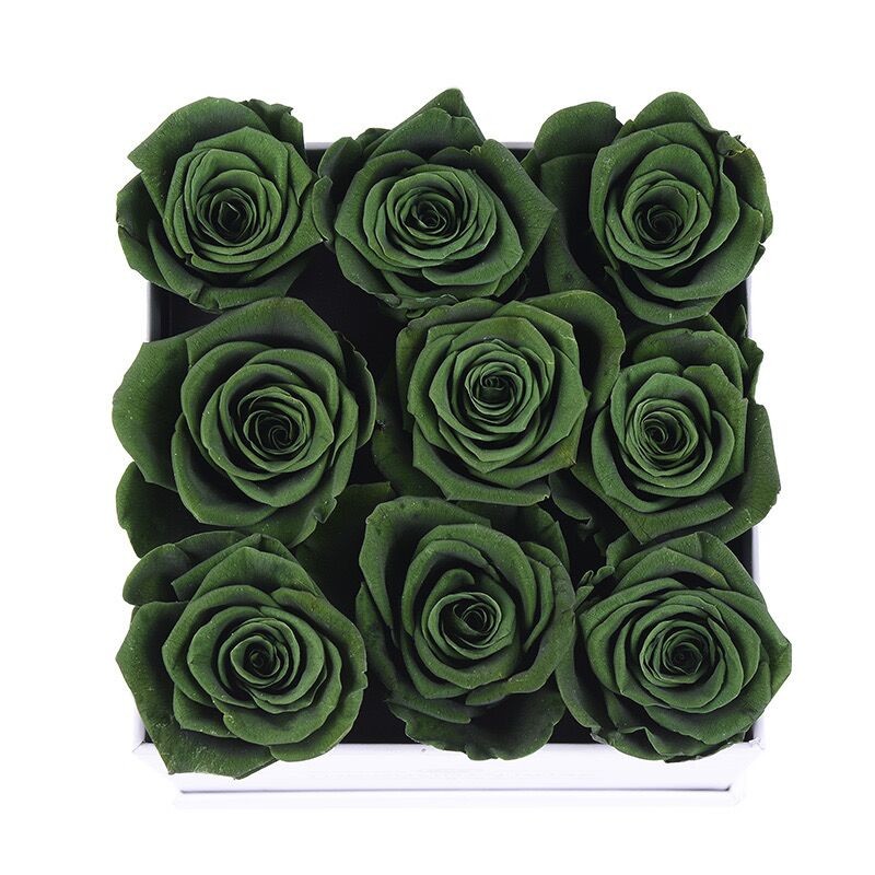 Factory Wholesale Valentine′s Day Gift Real Preserved Rose Flower in Gift Box for Decoration