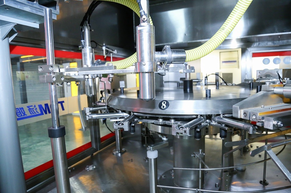 Rotary High Speed Pesticide Filling Machine Automatic Powder Filling And Sealing Machine