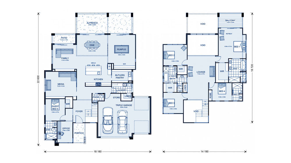 Double Fast Construction Prefabricated Luxury House With Light Steel Structure