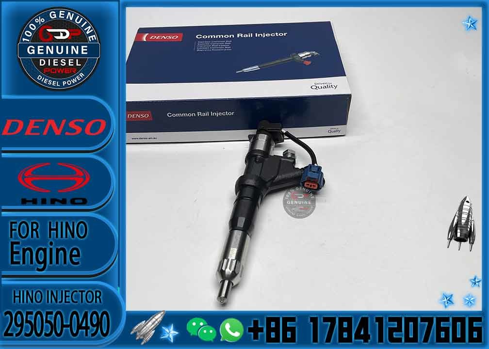 High Quality New Diesel Common Rail Fuel Injector 095000-5972 23670-E0360 295050-0490 23670-E0220 For HINO E13C 700 engi