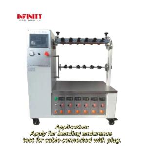  IEC884 Standard Six Workstations Plug Bending Testing Machine for Cable Manufactures