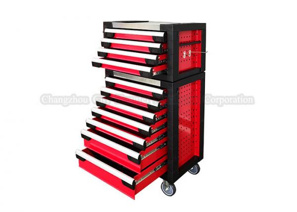Quality 11 Drawer Trolley Mechanics red husky rolling tool box Tool Chest for sale