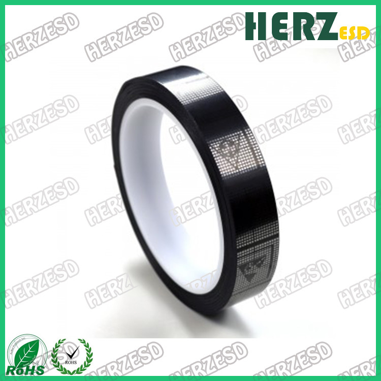 Anti Static Grid Mesh ESD Warning Tape For Packing Electronic Product Sensitive Area