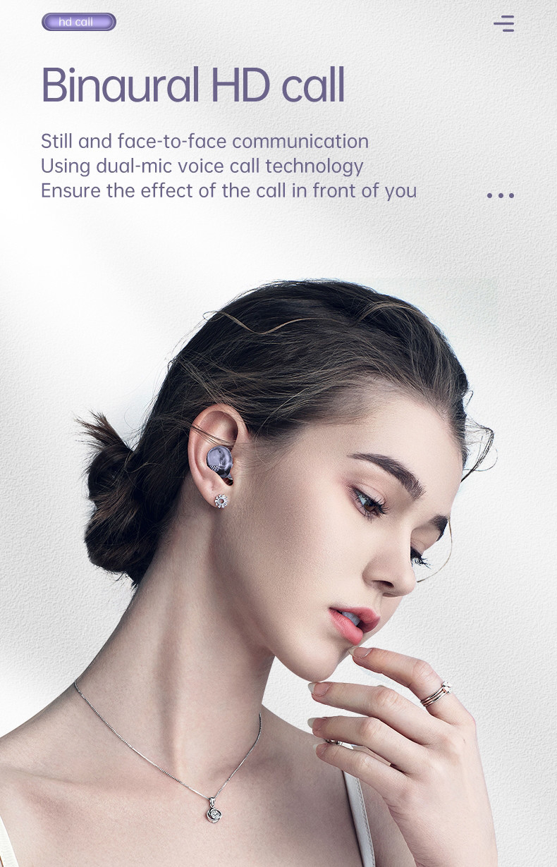 IPX7 BLE 5.1 Noise Canceling Earbuds HSP HFP HiFi Sound Earphones
