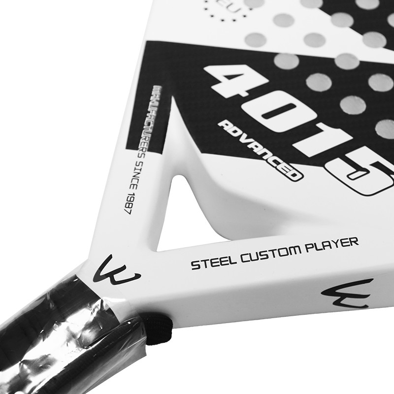 3k Round Carbon Beach Padel Racket Custom Grip Fiberglass Tennis Padel Spain Racket