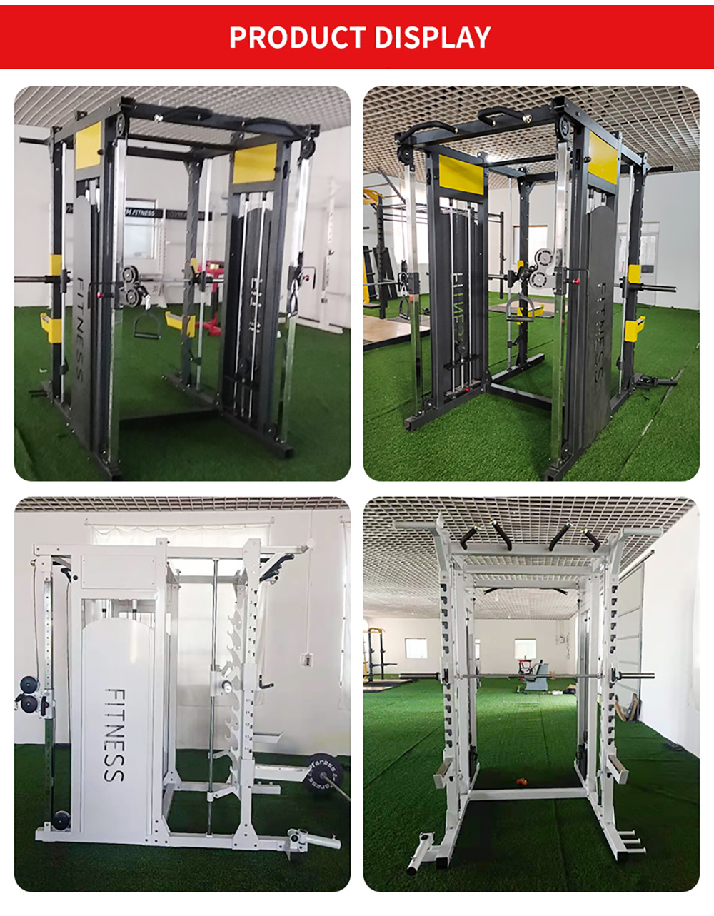 Squat Rack/Smith Machine Commercial Grade Strength Training Machine Commercial Fitness Equipment