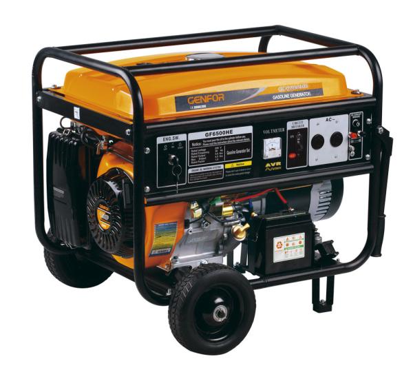 5KW Genest Portable Gasoline Generator 110 - 240V Voltage 100% Standard Power
