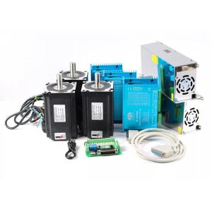  12.5N.m High Torque NEMA 34 Closed Loop Stepper Motor 4 Axis CNC Kit for CNC Manufactures