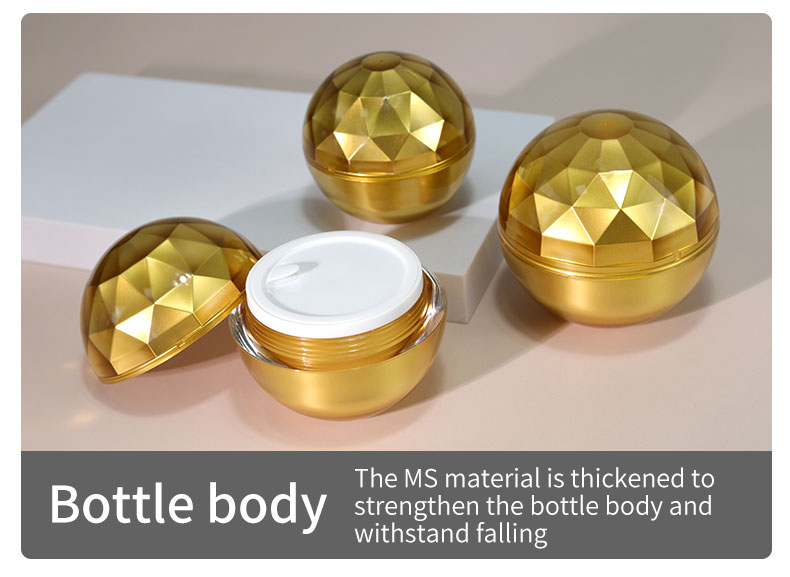 Customized Airless Cream Pump Jar Luxury Cosmetic Packaging Jar 50g