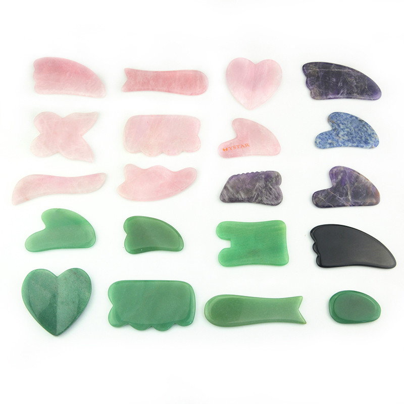 Jade Gua Sha Stone Anti Wrinkle Guasha Scraping Massage Tool