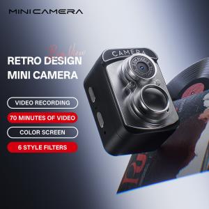 Mini Camera With Screen HD 1080p Retro Ultra Compact Camcorder