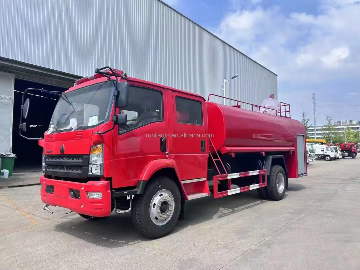 Factory HOWO Fire Truck Fire Rescue Fighting Water Fire Truck