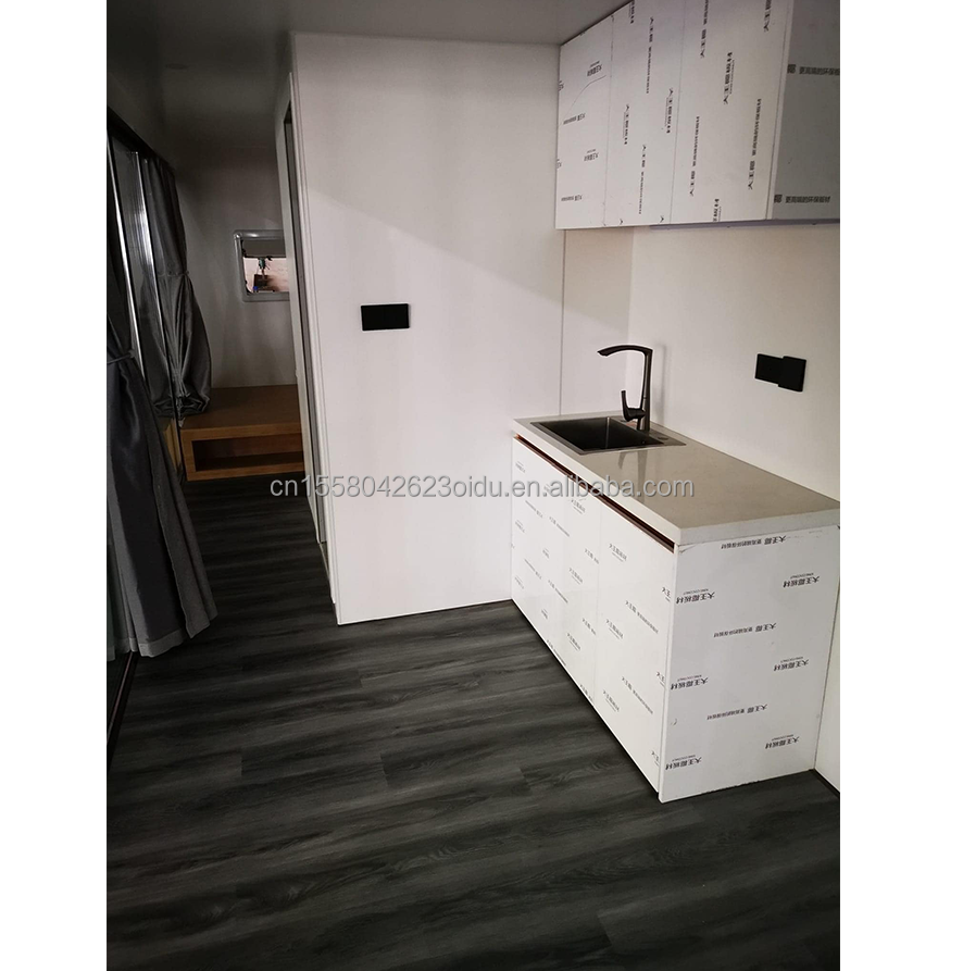 Customized Color Modern Container Mini Vacation Capsule Room One Bedroom Steel Structure Hotel Designed with Modern Style
