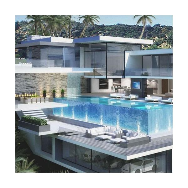 Saltwater Pool Clear Thick Container Spa Plexiglass Panel Infinity Acrylic