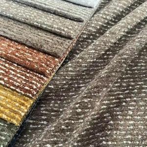 Soft Stain Resistant Chenille Jacquard Upholstery Fabric Chenille Textured Fabric