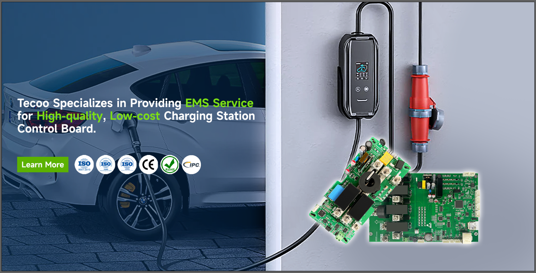 OEM PCBA EV Car Charging Pile PCB Assembly EMS Wall Mounted Floor Standing Charging Pile PCB Board