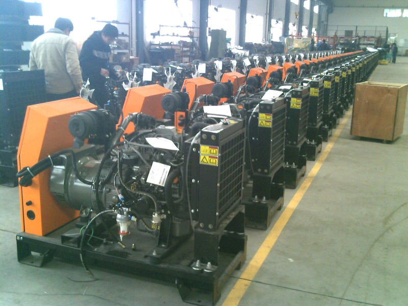 7kva to 25kva kubota engine silent ac single phase generator