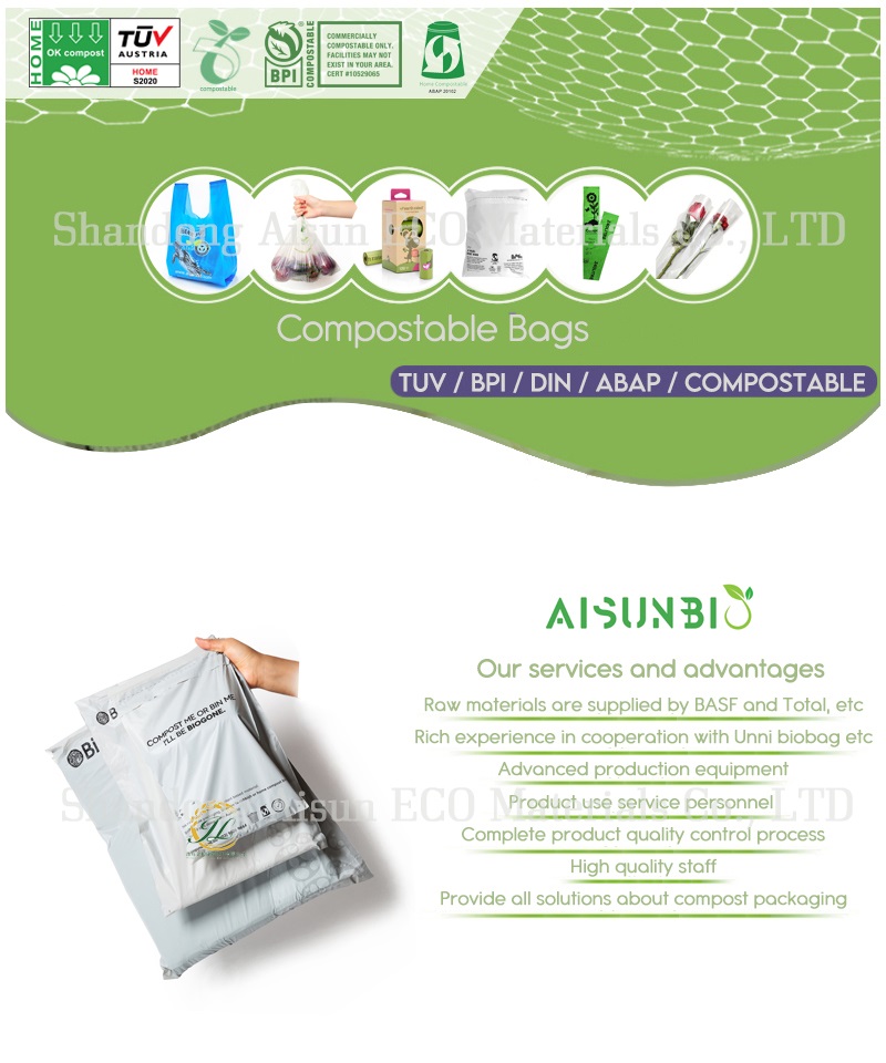 Cornstarch Envelope Compostable Mailer Bag Eco Friendly Poly