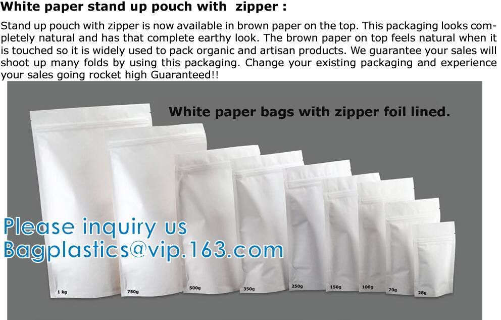 Open Top Mylar Bags, Matte Clear, Zipper Lock Heat Seal Pouch With Tear Notch For Zip Food Storage Lock Packing