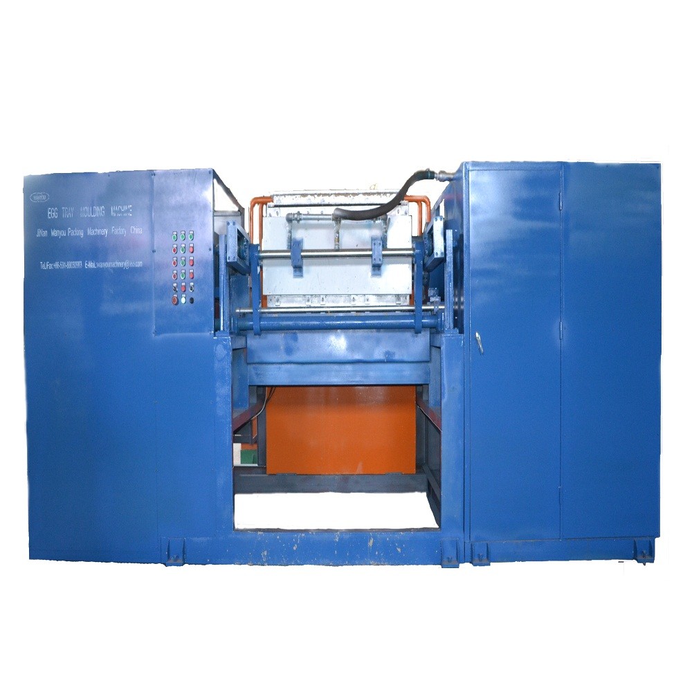 2000pcs/h Big Capacity Egg Carton Making Machine , Auto Egg Tray Production Line