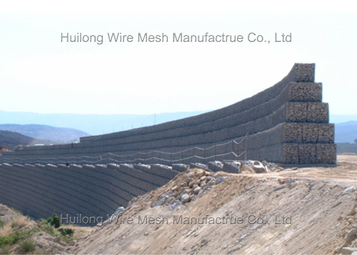 Channel Linings Heavy Galvanized Gabion Basket 2x1x1m With Geotextile Fabric