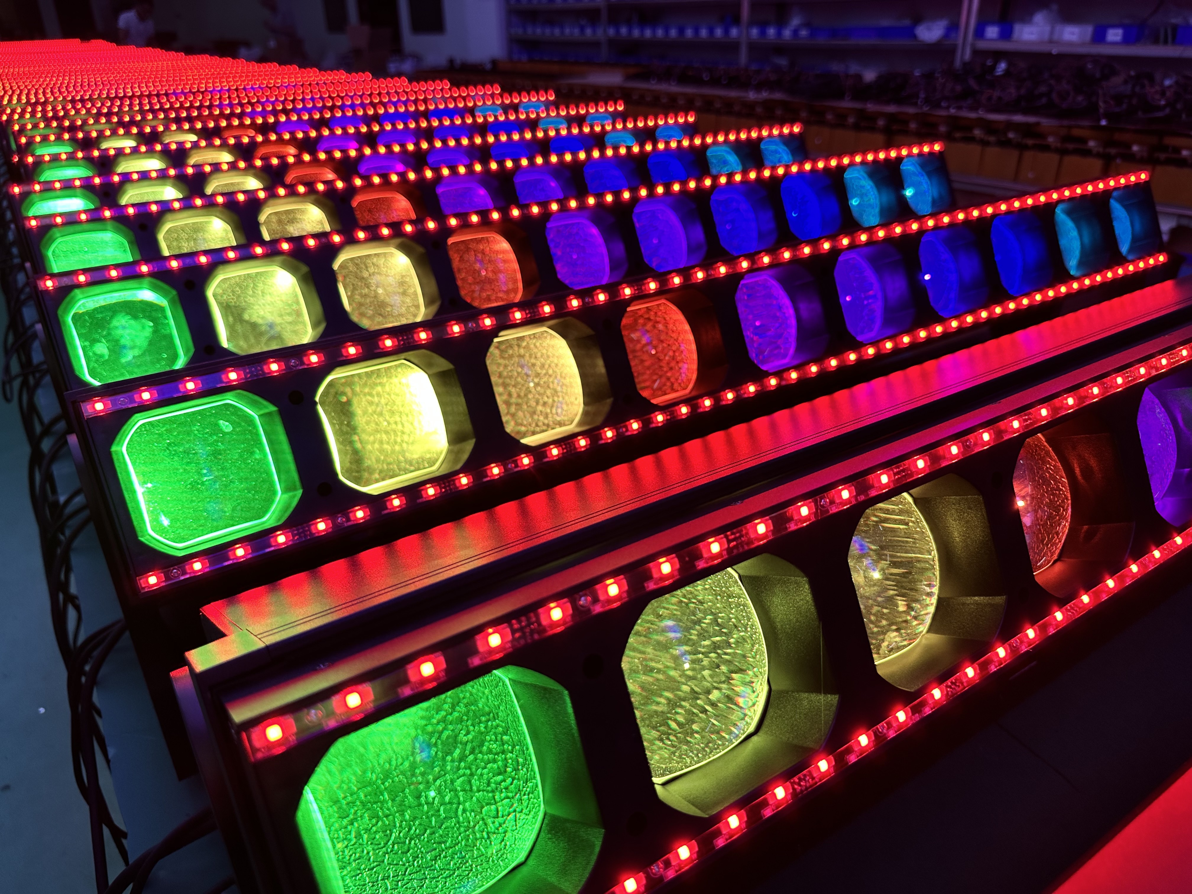 10*60W Pixel Zoom Motorized Led Beam Moving Head Light RGBW For Dj Show Disco Bar Ktv Stage