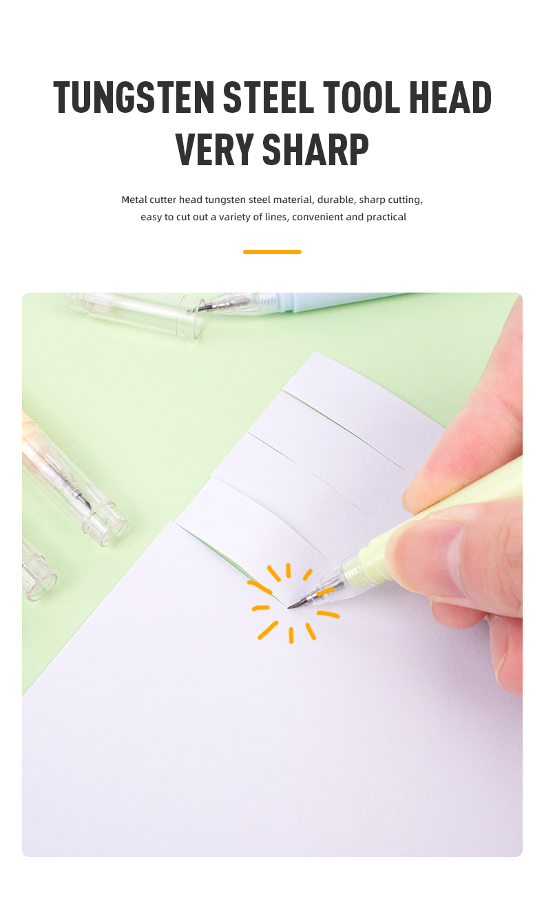 Art Portable Pen Shape Craft Hobby Cutter Paper Pen Knife for Plastic Steel Engraving