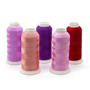 Cone Material 100% Polyester High Temperature Resistant Silk Embroidery Thread