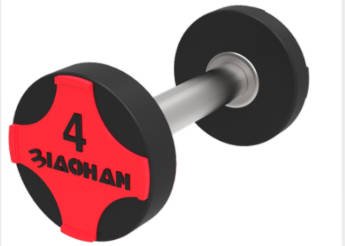 2kg - 50kgs Gym Black PU Dumbbells / Gym Workout Accessories Logo Available