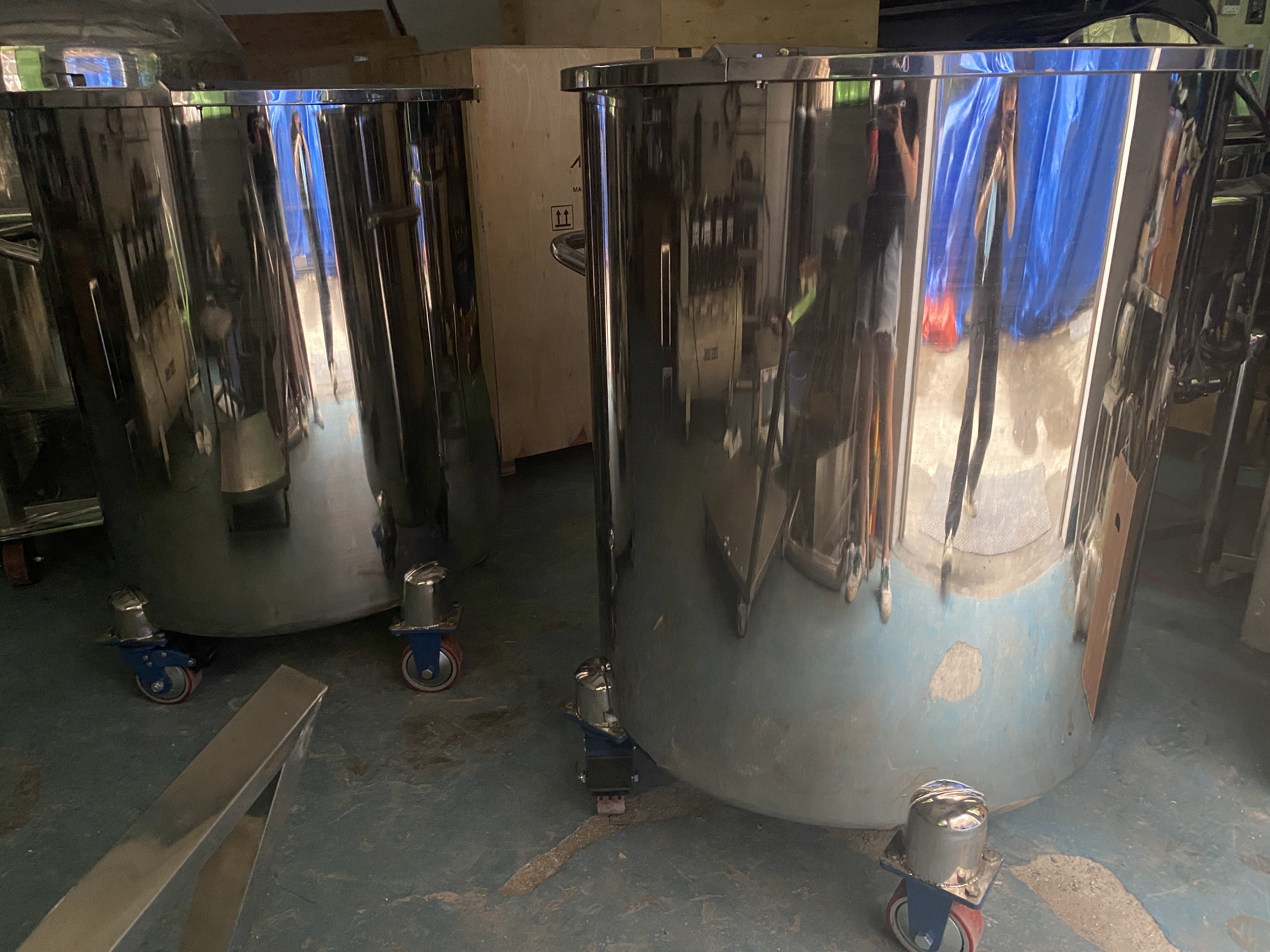 304 Stainless Steel Open Top Tank 100-20000L for Detergent Storage
