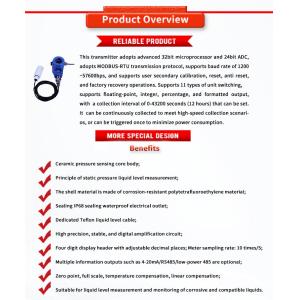 0.5-100m Range Liquid Level Transmitter with ±0.25%FS Comprehensive Accuracy by
