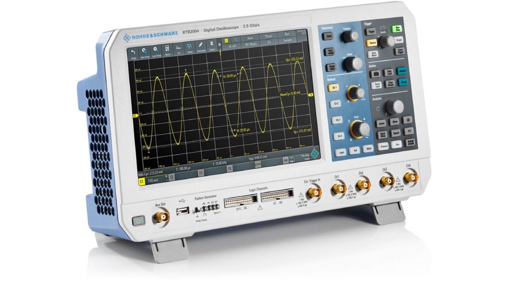 Rohde and Schwarz RTB2002 RTB2004 oscilloscope 4 Channel 300MHz in full working conditions