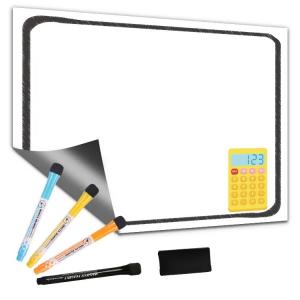  Personalized Dry Erase Magnetic Whiteboard 12x16 12x17 Reusable Fridge Magnet Metal Surface Manufactures