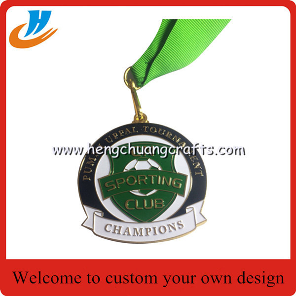 Football club custom medals,award souvenir medals with custom design