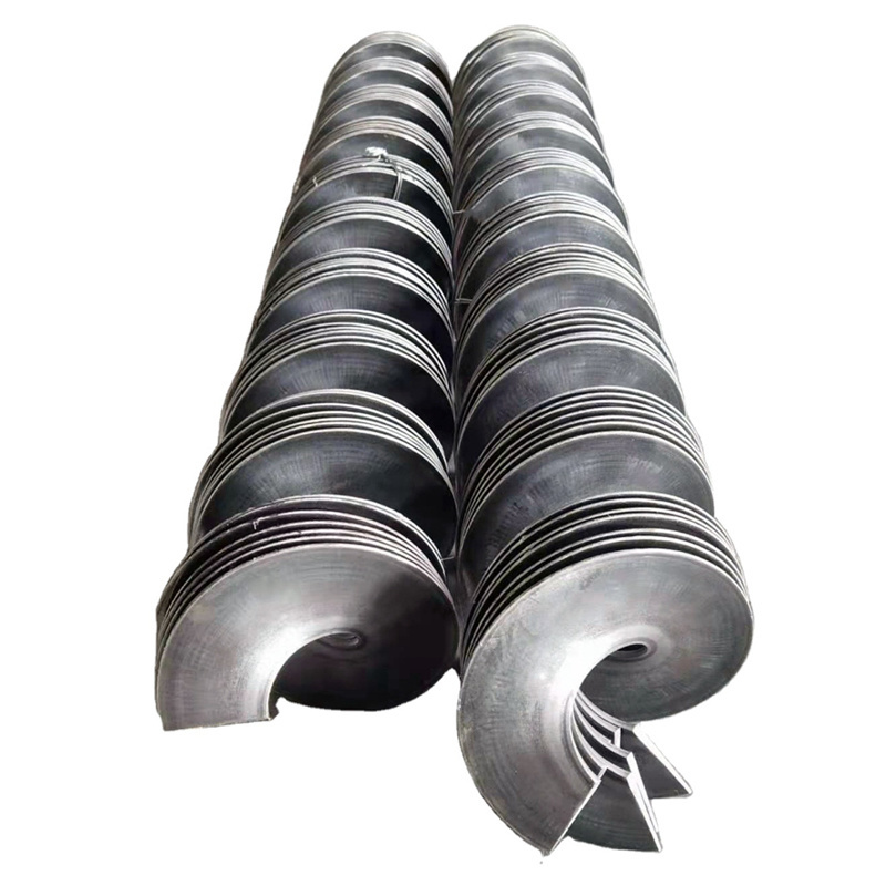 OEM Custom Screw Conveyor Continuous Shaftless Helical Replacement Auger Screw