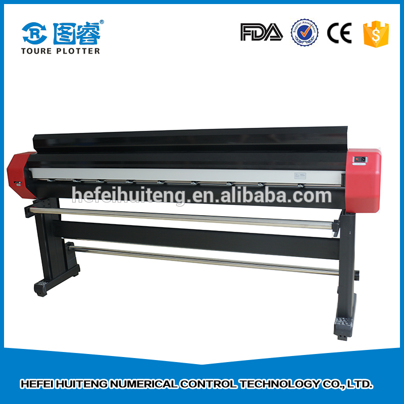 China garment pattern printing machine high speed inkjet cutting plotter with sticker