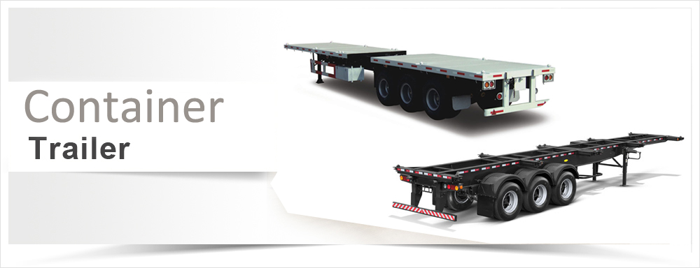 Steel Skeleton Semi Trailer for 20ft 40ft Container Chassis in Southeast Asia Market