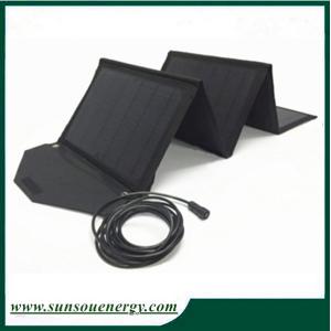 High Eff. 50w portable mono folding solar panel kit, high quality foldable solar panel kit with cheap price