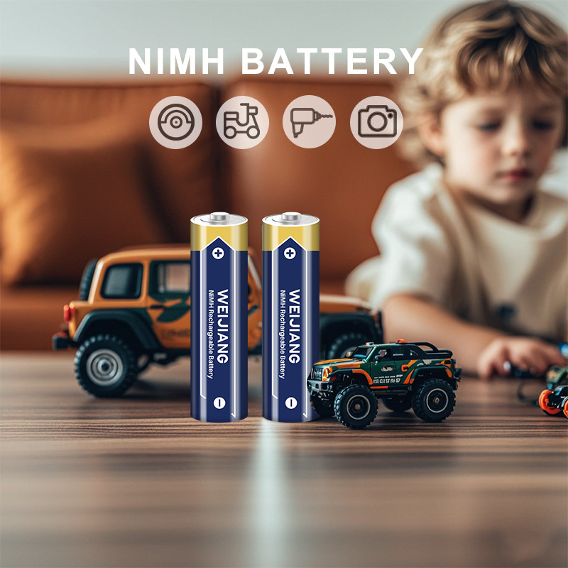 ODM factory Battery 1100mAh AAA NiMH Rechargeable Batteries 1.2V