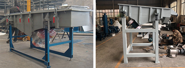 Industrial Rectangular Linear Vibrating Screen Electric Linear Vibrating Sieve